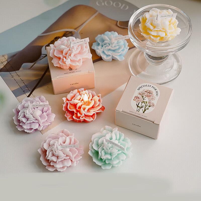 Changbaosen Carnation Scented Candle Gift Set