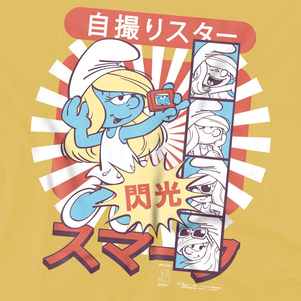 The Smurfs Unisex Adult Smurfette Selfie T-Shirt