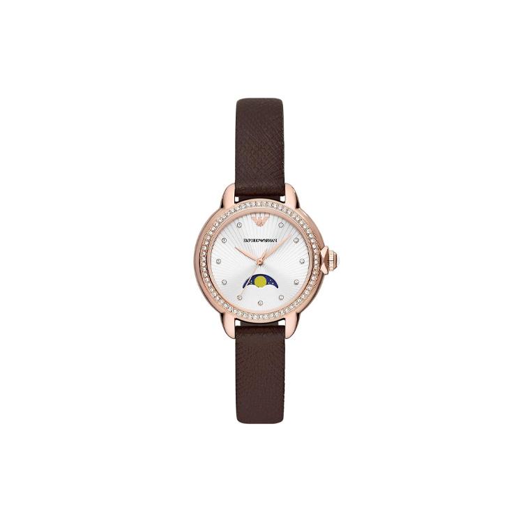 

EMPORIO ARMANI Wrist Watch Quartz Movement Leather Strap 32mm White Dial Women s Watch AR11568 White Dial