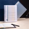 Deli A4 Two-Hole D-Ring Transparent File Folder