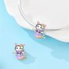 Original Charms Platacopper Luminous Halobios Charm Turtles Mermaids Starfish Bead Fit 3Mm Bracelet Diy For Women Jewelry