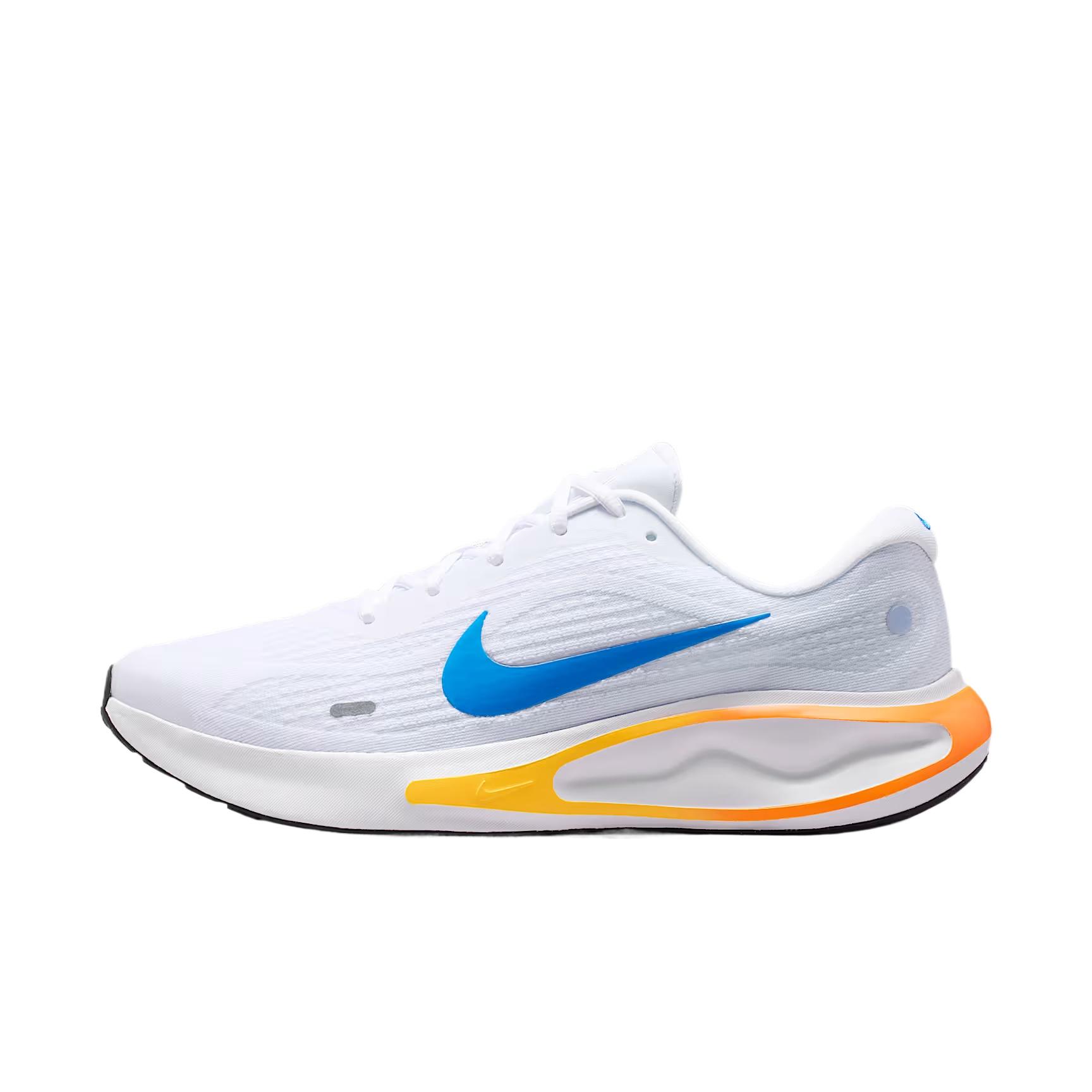 Nike Journey Run  White Total Orange Blue  Men s FN0228-111 EU 44.5