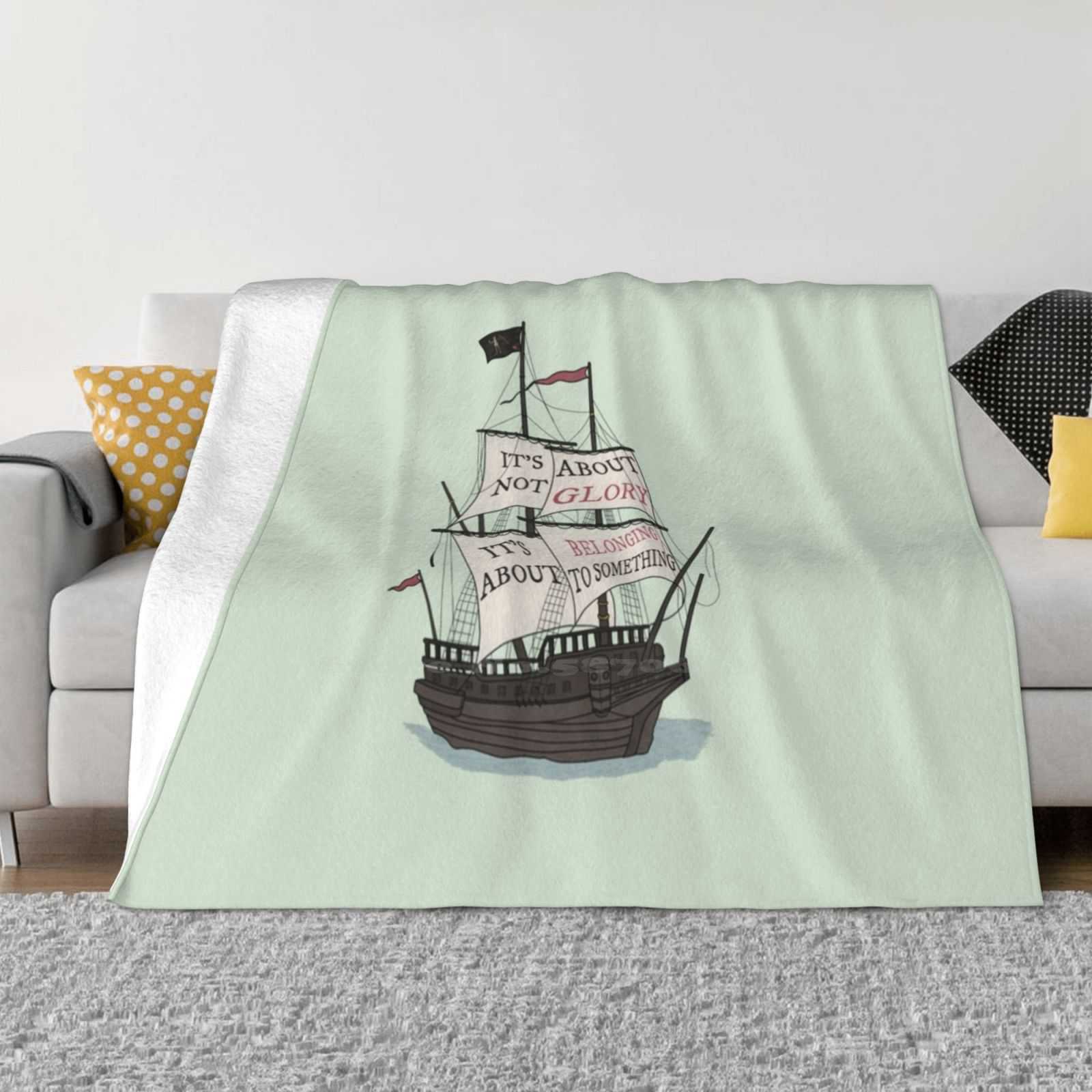 Belonging Ofmd Vessel Creative Design Comfortable Warm Flannel Blanket Ofmd 2 Our Flag Means Death 2 Our Flag Means Death 30x40in