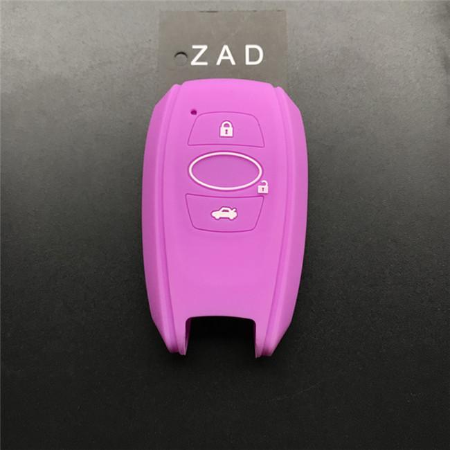 ZAD 3 Tasten Schlüssel Silikon Gummi Auto Schlüsselhülle Abdeckung Set für subaru Legacy impreza forester xv trezia BRZ wrx levorg outback