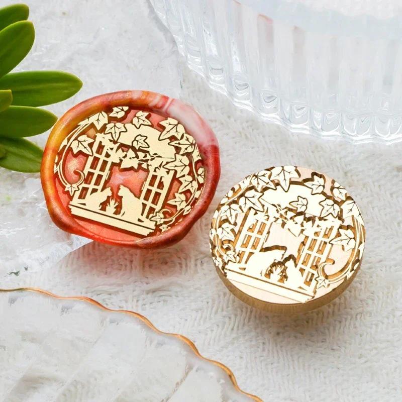 sealing stamp head  Animals Engraved Brass Seal stamp DIY scrapbooking Party gift invitation letter craft supplies ZT0136
