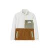 Anta Série Lifestyle Color Block Zippé Col Montant Veste Épaisse Veste Unisexe Blanc 152348709-1