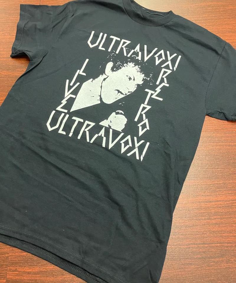 Vtg ULTRAVOX Band Live In Tour Heavy Cotton Black All Size Shirt TR453 XL