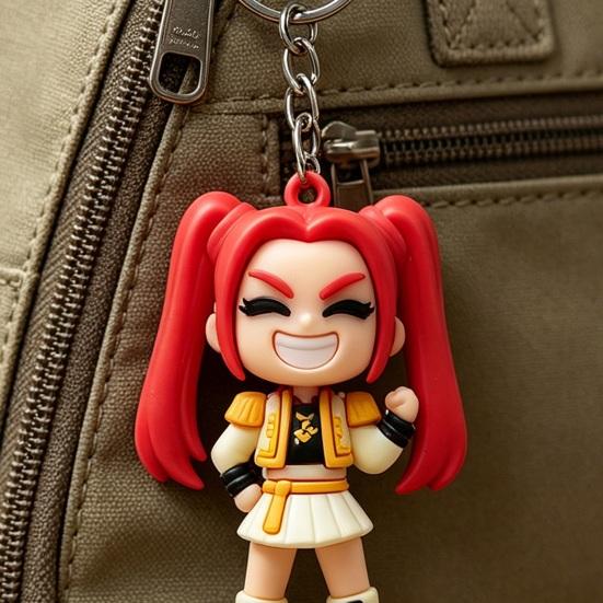 Yousheng Keychain Pendant Anime Doll Shape Bracelet Charm Children Friends Party Favor Keychain Backpack Accessory
