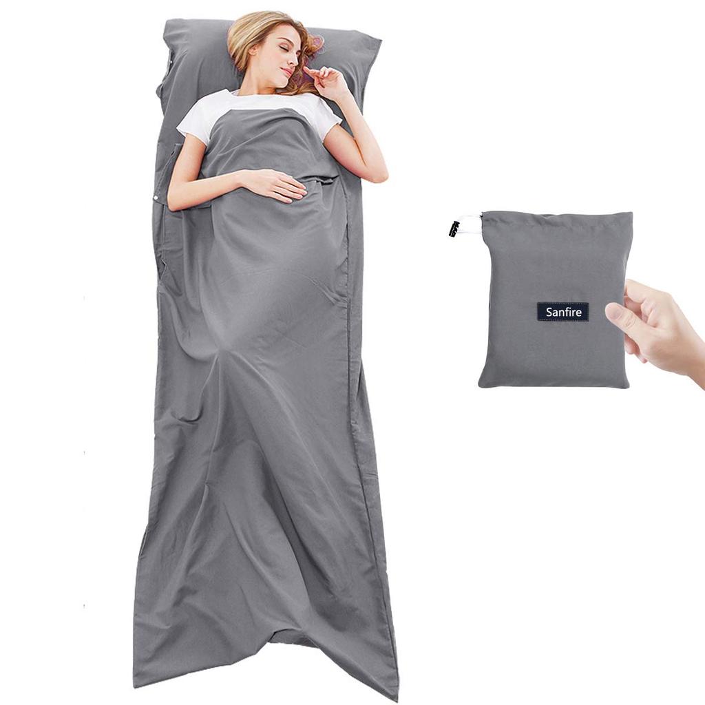 inner sheet for sleeping travel and Ideal for and as a disaster preparedness earthquake and Includes a storage bag and is fully Lightweight, soft,