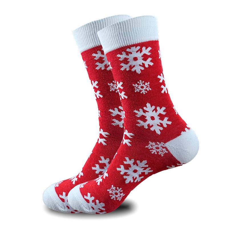 50 Christmas Stocking Styles: Autumn/Winter Cartoon Mid-Calf Socks, Perfect Holiday Gift