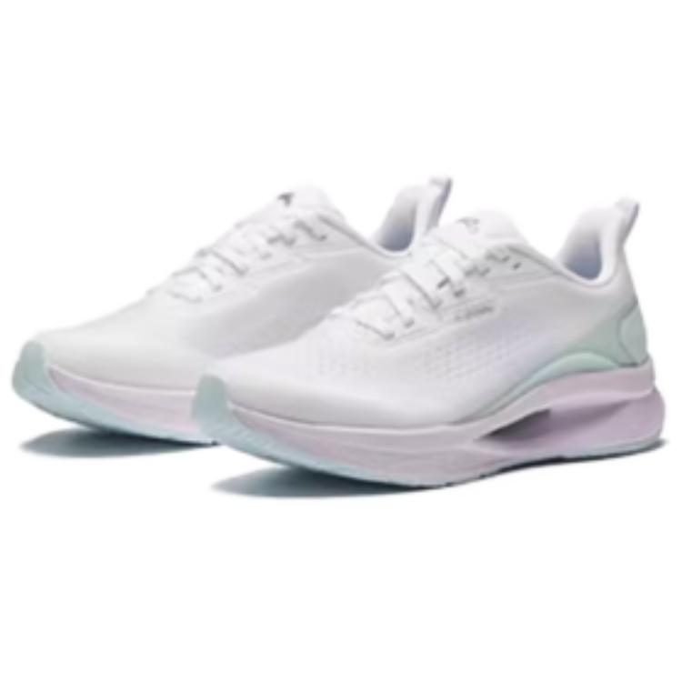 Anta Hydrogen Running Cool Comfortable Versatile Shock Absorbing Durable Low Top Casual Running Shoes Women sneaker White Purple Green 122525542-3