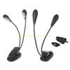2 Dual Arm Flexible Dimmable 14 LED USB Table Lamp Clip-on Bed Reading Table Lig top sale