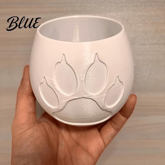 Bathroom Candle Holder 3D Printed Dog Paw Holder Puppy Claw Tealight Cup for Dining Table Centerpiece Pet Lover Gifts