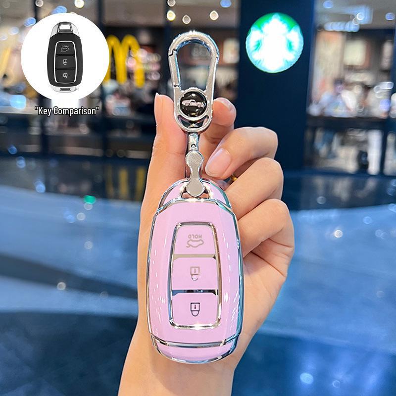 Modern ix35, Elantra ix25 Key Case: Compact Car Shell Buckle for Elantra, Lingdong, Mingtu, Langdong & Verna Models