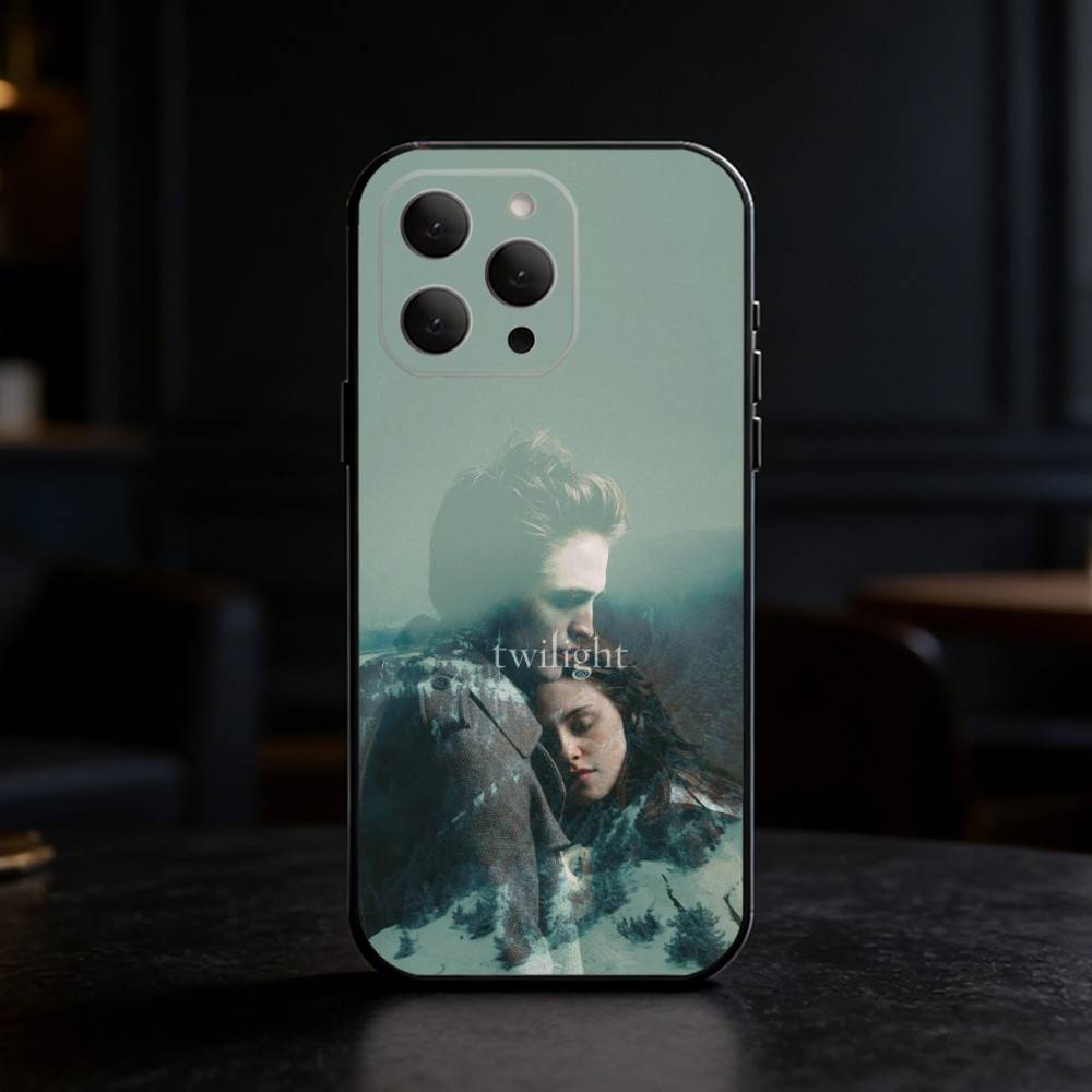 T-Twilight TV Series Phone Case For iPhone 17,16,15,14,13,12,11 Plus,Pro,Max,Mini Silicone Black Soft Cover