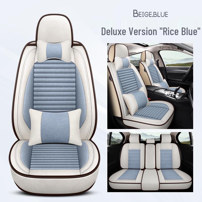 Citroen Car Seat Cushion - Versailles, C5, Elysee, Fukang, C4, Sega, C3-XR - Linen Seat Cover