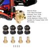 4PCS RC Hex Hub 10mm Brass Wheels Hex Hub Extension Hex Drive Adapter for Traxxas Trx4m 1/18 RC Crawler