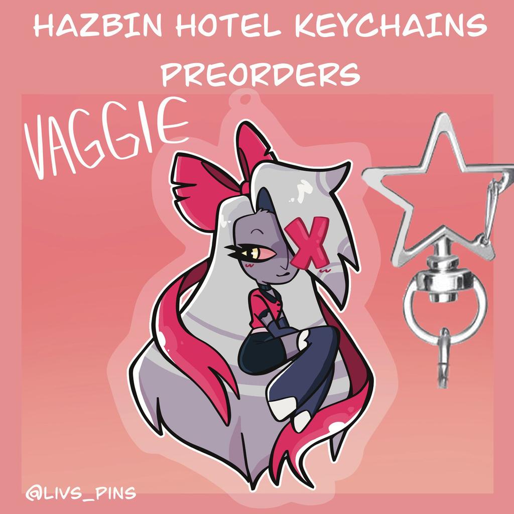 5cm Personaggi Hazbin Hotel Ciondolo Acrilico Decorativo Creativo Alastor Charlie Vaggie Personaggi Ad Portachiavi Portachiavi Regalo