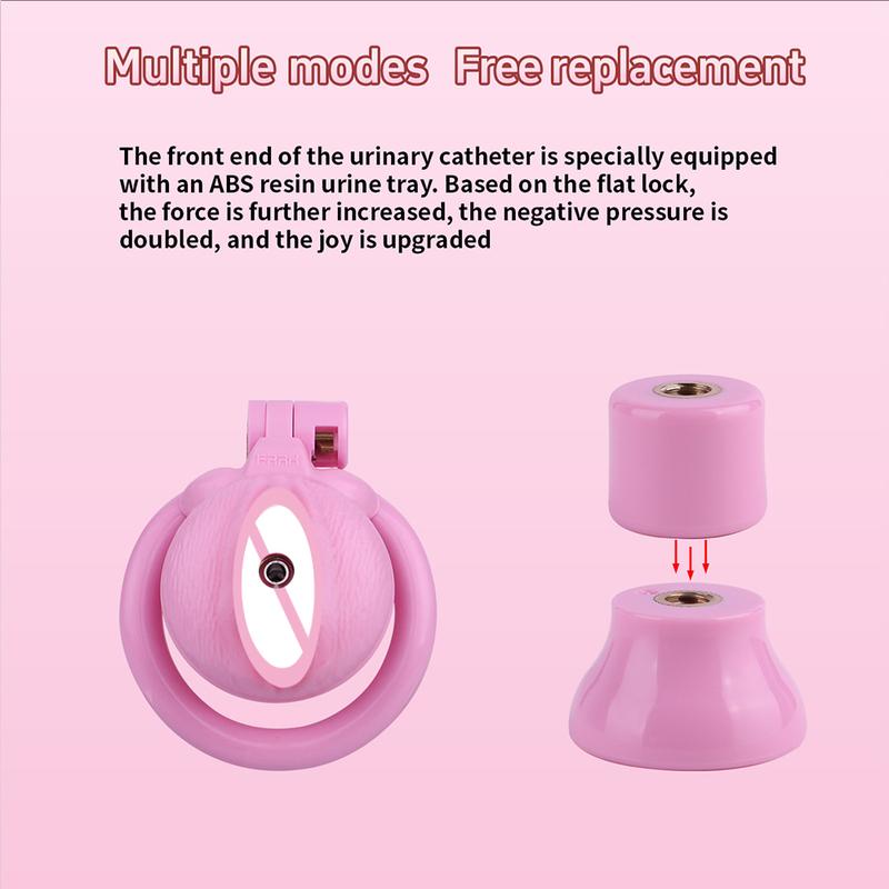 ORALSX Male Chastity Cage With 4 Size Rings For Man Sissy Chastity Device Positive/Negative Cock Cage Sex Toys Adult Games