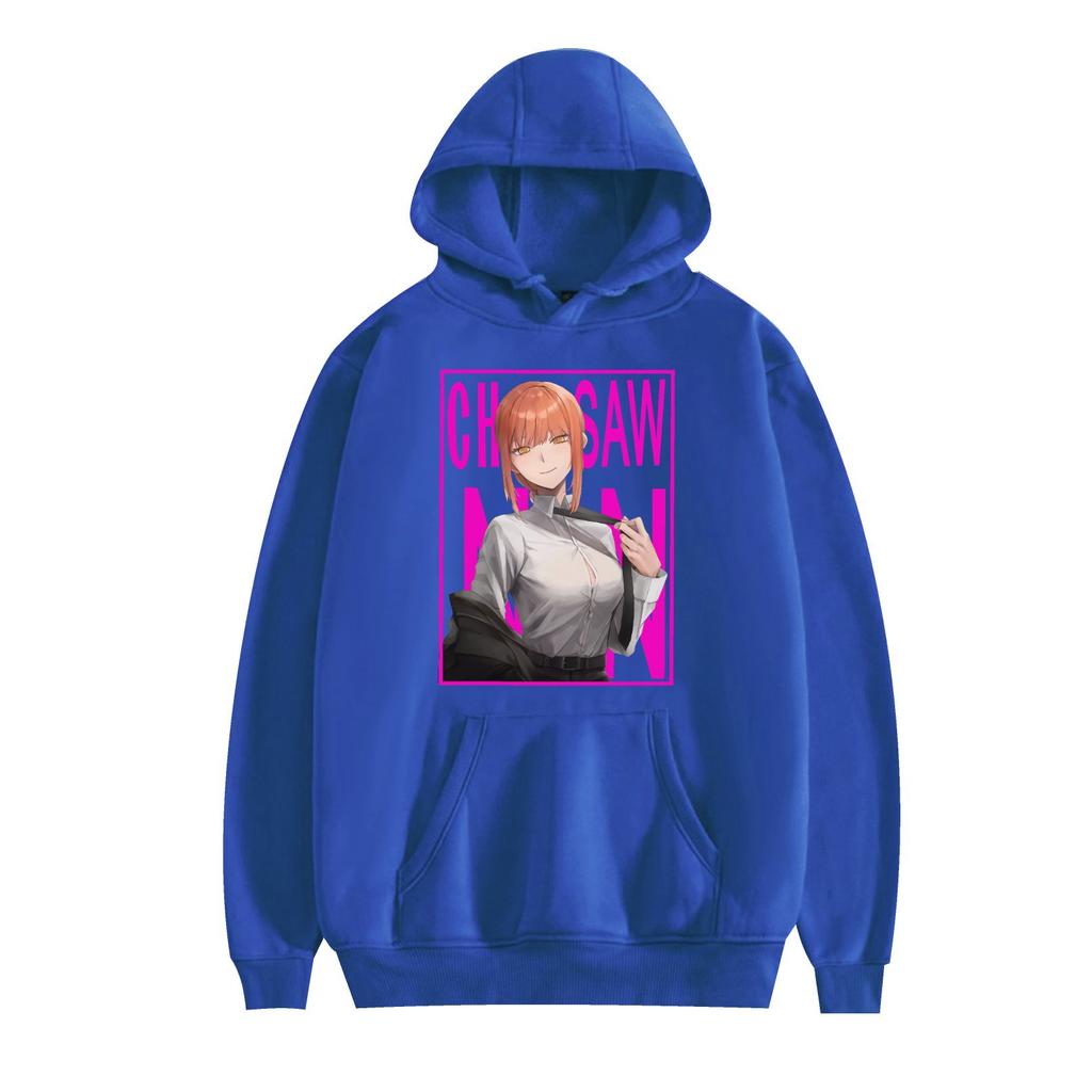 Chainsaw Man Anime Printed Men's Fashion Long Sleeve Hoodie Cartoon Sweatshirt