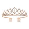 Birthday Rhinestone Crown Headband Princess Tiara Bride Wedding Crown Adult Headband Diamond Children