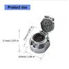 Weatherproof 7 Pin 12V Aluminum Trailer Outlet High Conductivity Trailer Socket Upgrades Appropriate for Demanding Use
