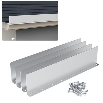 4 ks Gutter Valley Splash Guard Zabránění poškození deštěm Rovný Rain Diverter Střešní Gutter Guard Rain