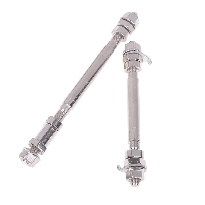 Fahrrad Lagerwelle Fahrrad Vorder- Hinterradnabe Achse Vollachse Hebelspindel Schaltwelle Hinterachse 180MM Vorderachse 140MM