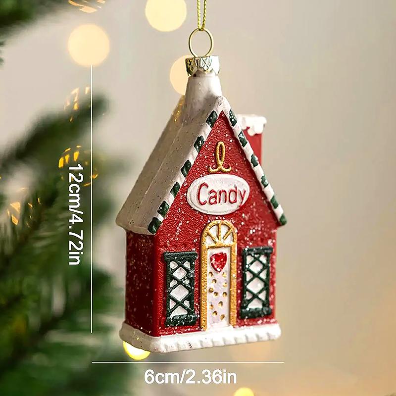 

1 шт Рождественская елка подвесная рождественская подвеска украшения украшения дом почтовый ящик фургон