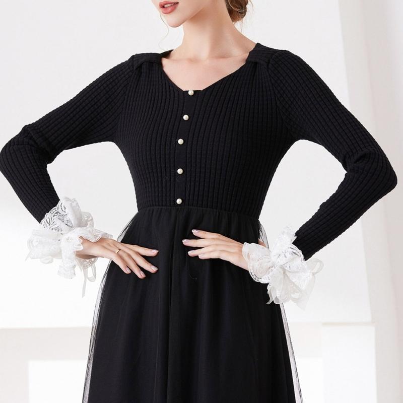 Lace Trim Manicure Sleeve Nails Art Decoration Meshes Cuffs Romantics Arm Cuffs for Special Occasion and Fancy Dress