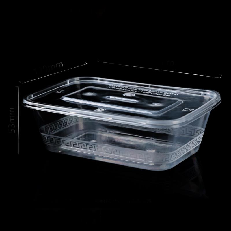 Disposable Plastic Takeout Containers with Lids