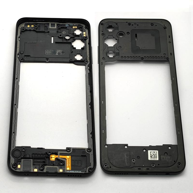 A05S Gehäuse Mittelrahmen Für Samsung Galaxy A05s A057F Akkuabdeckung Hinten Rückseite Gehäuse Ersatzhülle Mit Kameralinse