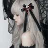 Lace Bow Skull Side Clip Cross Decorative Hair Accessories Cute Ponytail Braid Hair Clip  Halloween