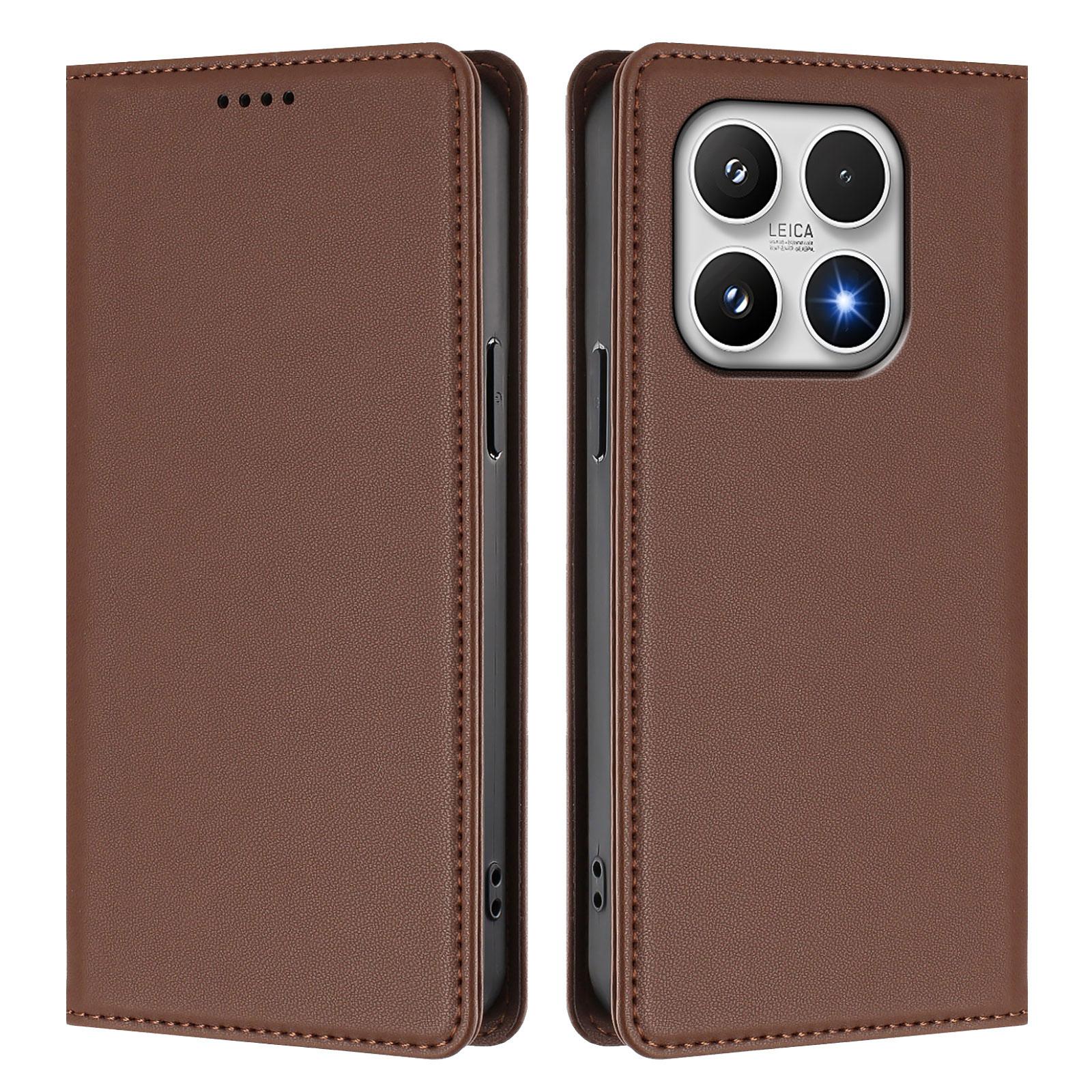 Для Xiaomi 17 Кожаный кошелек-чехол Магнитная застежка Блокировка RFID Чехол для телефона