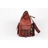 Leather Backpack Bag Satchel Briefcase Laptop Brown Vintage A perfect Case Men's
