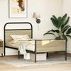 Vidaxl Cama Sin Colchón, 80X200 Cm, Roble Sonoma