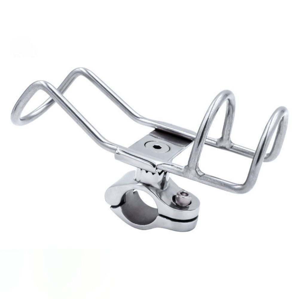 Stainless Steel 316 Fishing Rod Holder With Wrench Fish Pole Socket Support  Boat Trolling