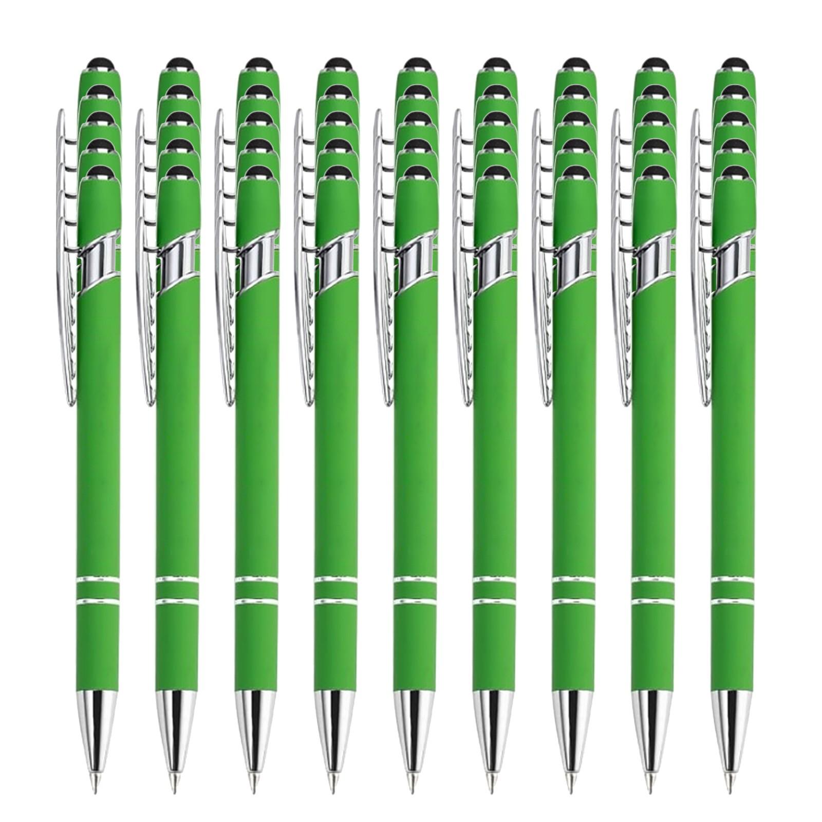 

50 шт. персонализированная шариковая ручка с гравировкой персонализированный подарок на годовщину для мужчин и женщин 75 мл One Size зелёный