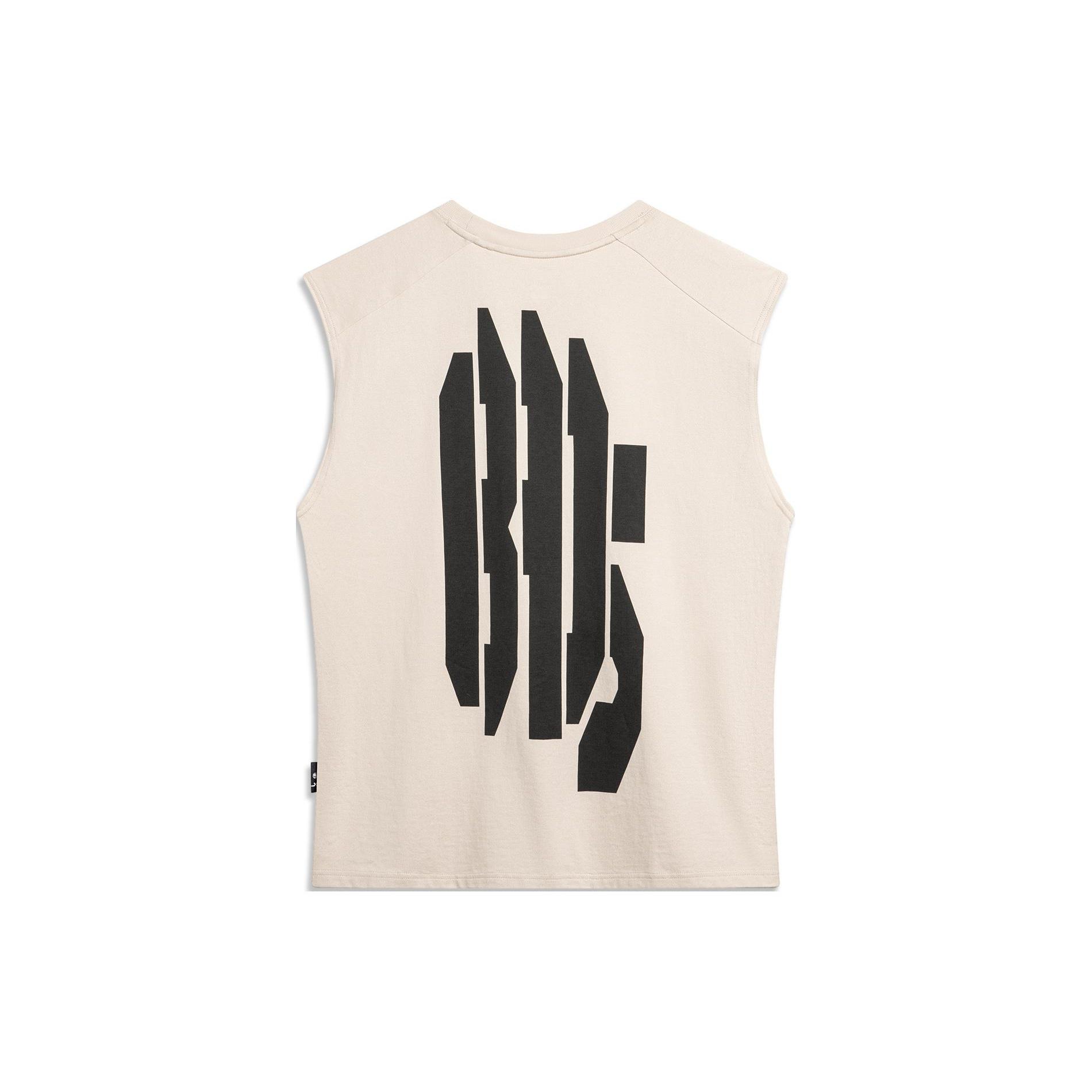 Li-Ning BadFive Graphic Tank Beige Men s AVSU443-1 L