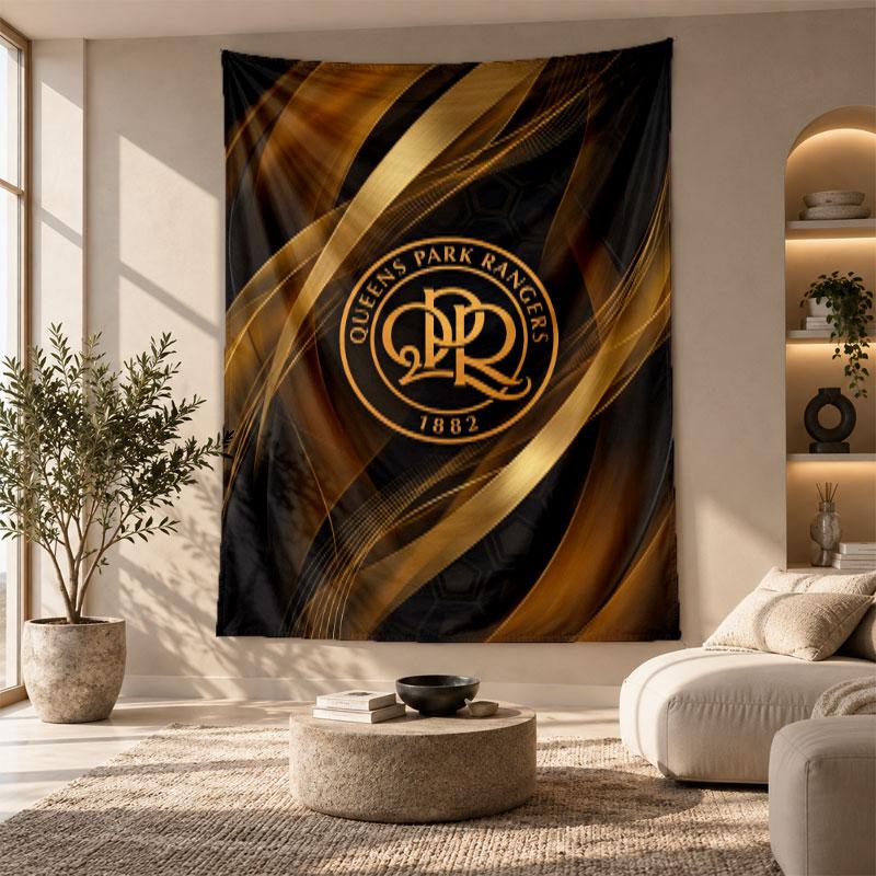 Decorative Tapestry,Queens Park Rangers Football Printed Wall Art, Lightweight Wall Hanging For Bedroom Background