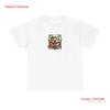 Cool Dog Retro Style Heavy Cotton T Shirt Vintage Washed Slightly Streetwear Top For Everyday Wear Fashion Soft Versatile