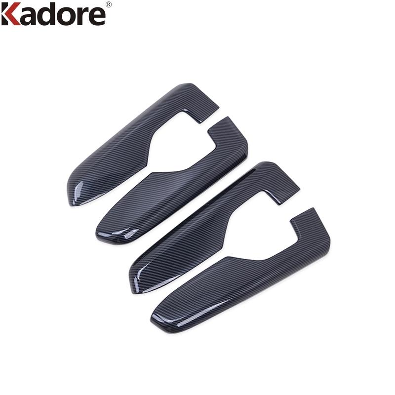 Car Inner Ide Door Armrest Handle Panel Cover Trim For Honda CRV CR-V 2024 Carbon Fiber Interior Molding Accessories