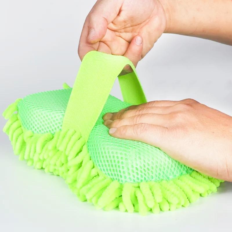 Car Cleaning And Care Kit, Ultra-Fine Fiber Car Washing Glove Sponge, Detail Brush Washing Towel Universal Accessories