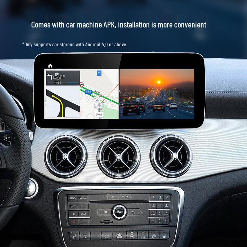 HD Hidden Dash Cam with Android Navigation, USB Recorder & ADAS