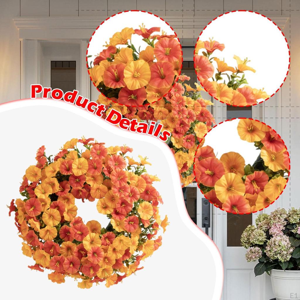 Artificial Door Wreath, Versatile in Its Use, As A Gift for The Front Or Wall Decoration.