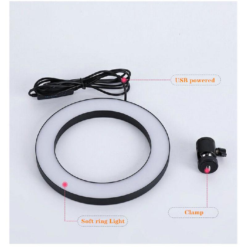 1Pc Gift Women Led Light Ring 6Inch Aluminum Pc For Selfie Take Photo Fill Light