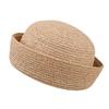 Stylish and simple versatile raffia straw woven hat medicine box hat simple wind sailor straw hat sun hat breathable landlord hat