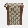 [Pre-Owned] Horsebit 1955 Logo Canvas And Leather Phone Bag - Very Good #1CIY77K