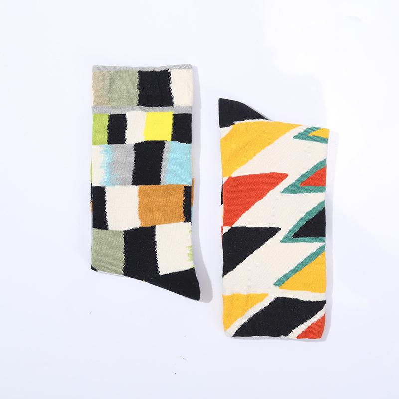 Hot Selling Colorful Funny Novelty Socks Men Women's Art Painting Printing Crew Socks Autumn and Winter Cotton Sports Socks