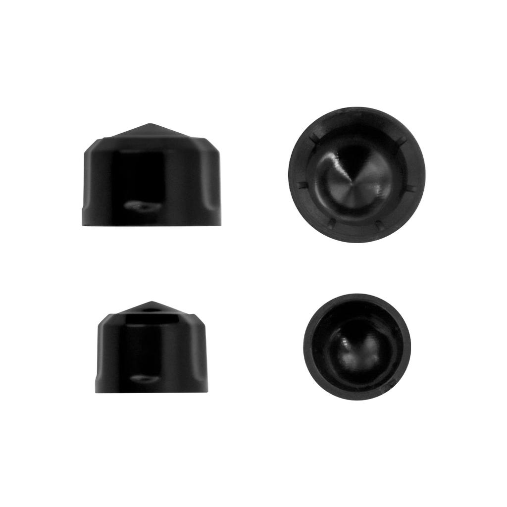 HDBUBALUS 60pcs Motorcycle Engine Bolt Cap Cover Set for Harley Touring Softail Black